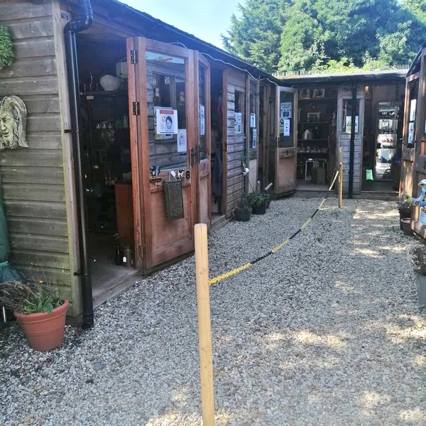 The Old Bakehouse Antique Centre, Northampton.  Units in the yard.